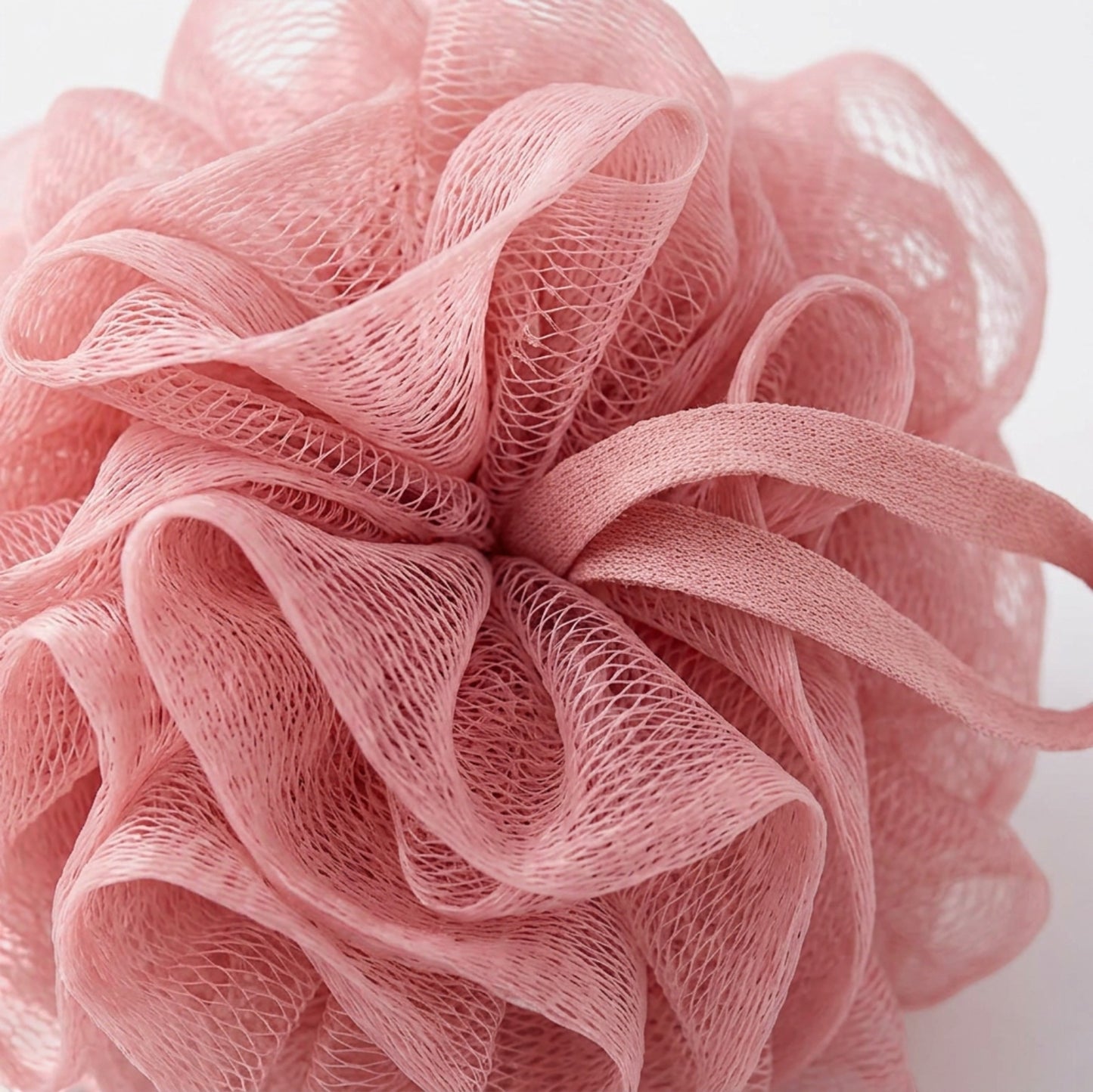 Pluom Soft Shower Sponge Pouf Rose Pink 2 Pack